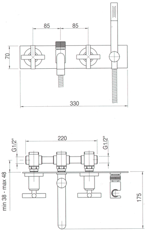 Zazzeri DA-DA 47-1401 Duschen