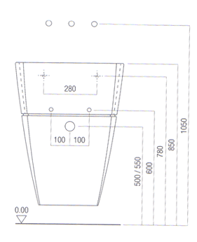Agape 750 Waschbecken