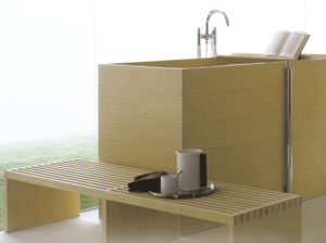 Agape Woodline Hölz Badewannen