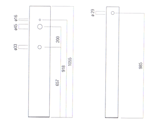 Agape Woodline Hölz Badewannen
