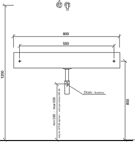 Rapsel Barcelona Waschbecken