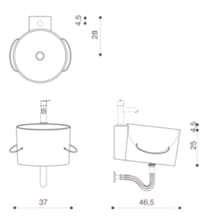 Agape Bucatini Waschbecken