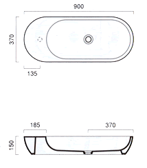 Catalano Sistema C3 Waschbecken