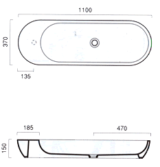 Catalano Sistema C3 Waschbecken