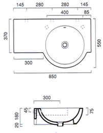 Catalano Sistema Waschbecken