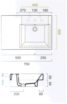 Catalano Domino Waschbecken