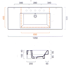 Catalano Domino Waschbecken