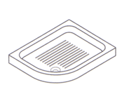 Dusche-tank, Waschbecken, Bad Accessoires, Waschbecken, halb vertiefte Glas Waschbecken, Aufsatzwaschbecken, Einbauwaschbecken, Waschbecken