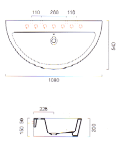 Catalano Sistema Kono Waschbecken