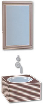 Waschbecken, Edelstahl-Badewannen, Stahlwannen, Bad Accessoires, Waschbecken, Glas Waschbecken
