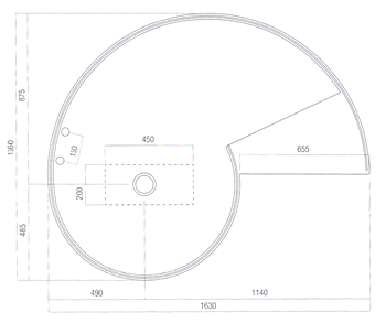 Agape Chiocciola Duschkabinen