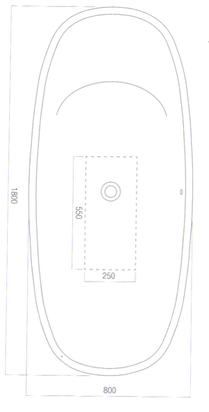 Agape Deep Badewannen