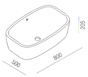 Agape Deep Waschbecken