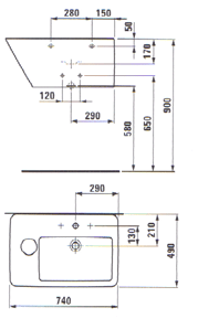 Alessi dOt Waschbecken