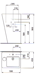 Alessi dOt Waschbecken