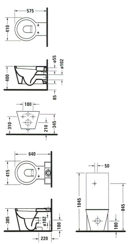 Duravit Starck 1 Toilette