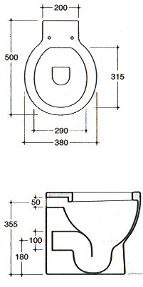 Galassia el1 Toilette
