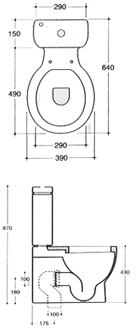 Galassia el1 Toilette
