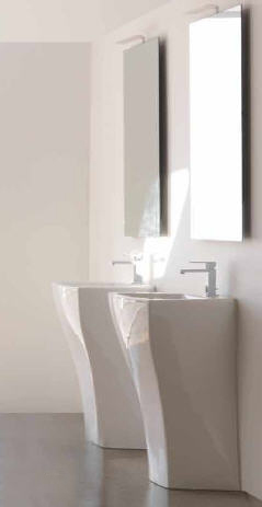 Ceramica Esedra Walldom Waschbecken