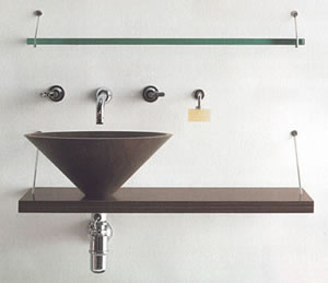 Agape Wenge Waschbecken