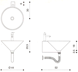 Agape Wenge Waschbecken