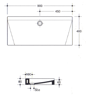 Master Ceramiche Folio Waschbecken