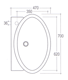 Vitruvit Limit Waschbecken