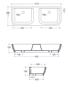 Galassia XES Waschbecken
