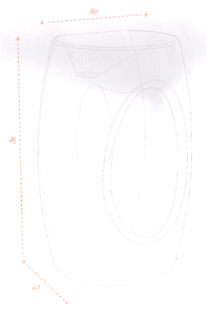 Art Ceram Hall Waschbecken