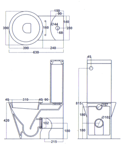 Althea Ceramica Hera Toilette