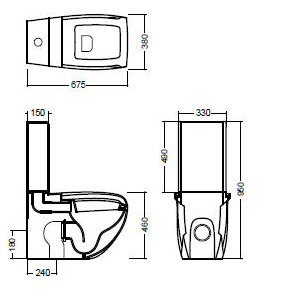 Hidra Hi-Line Toilette