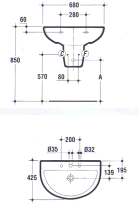 Ideal Standard Small+ Waschbecken