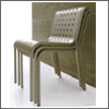 Calligaris Ikebana, das Stühle speist