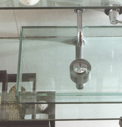 Agape Minuetto Glas Waschbecken