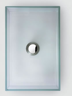 Agape Minuetto Glas Waschbecken