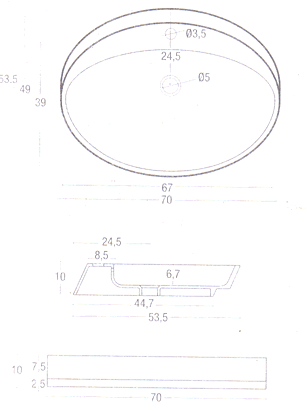 NIC Design Slim Waschbecken