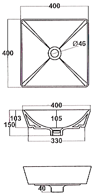 Althea Ceramica Neo Waschbecken