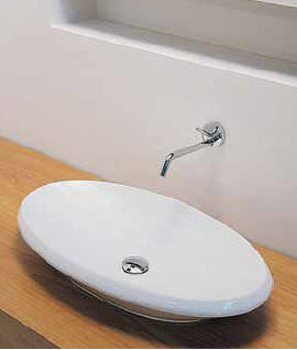 Art Ceram Oval Waschbecken