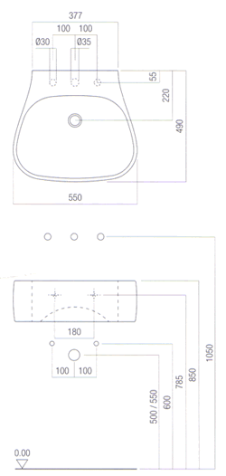Agape Pear Waschbecken