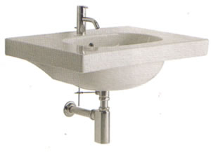 Pozzi Ginori Rettangolo Waschbecken