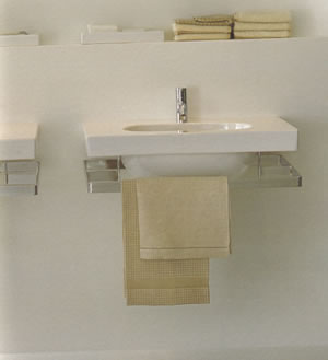 Pozzi Ginori Rettangolo Waschbecken