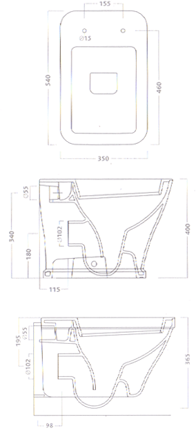 Pozzi Ginori Novecento Toilette
