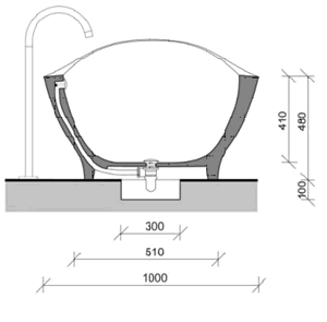 Rapsel Lavasca MINI Badewannen