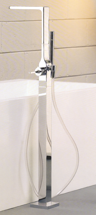 Armaturen, Duschen, Waschbeckenarmaturen, Aufsatzwaschbecken, Duscharmaturen, Fußboden - angebrachte Bad-Füller, Glas Waschbecken