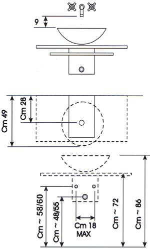 Waschbecken, Accessoires, Toilette