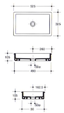 Master Ceramiche Spatium Waschbecken