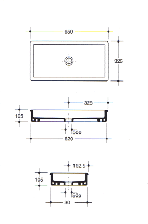 Master Ceramiche Spatium Waschbecken
