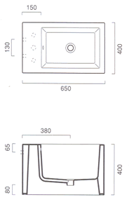 Catalano Verso Waschbecken