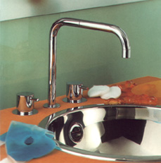 Waschbecken, Küchenarmaturen