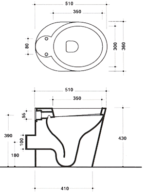 Vitruvit Wind Toilette